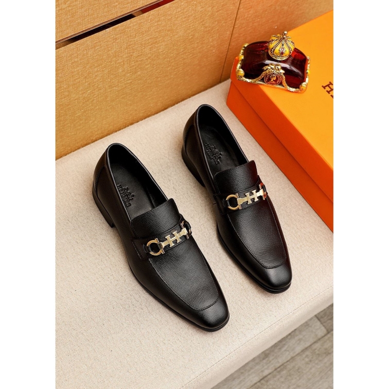 H**mes leather shoes